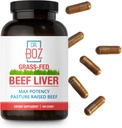 Dr. Boz - Beef Liver Capsules, 30 Servings - 4500mg Cow Liver - Energy, Immunity, & Health - Vitamin A, B12, Zinc, & Iron Supplement - Grass Fed & Pasture Raised Cows - Made in The USA - Self Care
