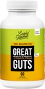 LIVELY VITAMIN CO. Great Guts Probiyotik - 100 Milyar CFU Probiyotik - Denge Gut Microbiome, GI Tract, Inflammation, Indigestion, Reflux, Upset Stomach, & Diarrhea - 60 Caps