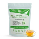 Laicuherb Organic 14 Day Colon Cleanse Tea for Body Cleanse & Detox, Φυσικό Colon Detox Tea with Herbal Blend for Men & Women Digestive Health & Gental Gut Cleanse, Caffeine Free