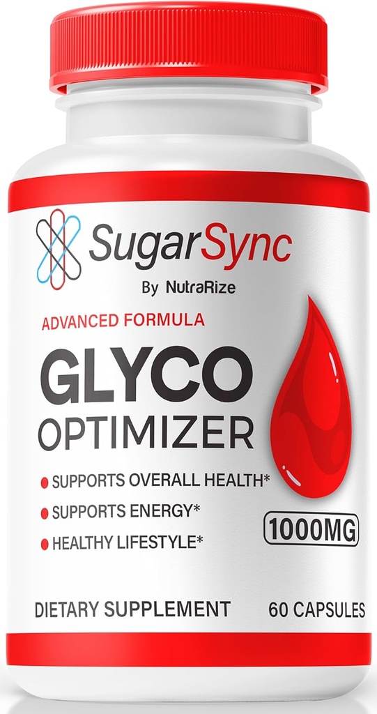 NutraRize Sugar Sync Glyco Optimizer Capsules, Resmi SugarSync Glyco Optimiser, Sugar Sync Common Optimizer, Sugar Sync Gluco Cleanse Detox Formula, Sugar Glycol Yorumlar (60 Capsules)