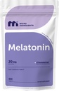 Mikro Malzemeler Melatonin 20 mg, 400 Tabletler | Doğal Strawberry Flavor | Hızlı Dissolve | No Drug | Vegetarian Friendly | Non-GMO, No Gluten, Sugar Free