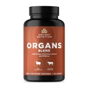 Eski Beslenme Organı Supplements, Grass-Fed ve Wild Organ Kompleksi Capsules, Liver, Kalp, Kidney Organı, Bilişsel ve Immune System Health, 180 Ctt