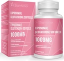 Liposomal Glutathione Softgels 1500MG, Vitamin C, Better Abors, Non-GMO Sağlıklı Atı için Güçlü Antioksit, Detox, Immune Health, 60 Softgels