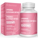 Liposomal Glutathione Softgels 1500MG, Vitamin C, Better Abors, Non-GMO Sağlıklı Atı için Güçlü Antioksit, Detox, Immune Health, 60 Softgels