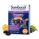 Sambucol Black Elderberry Throat Lozenge - Sambucus Elderberry Lozenges With Vitamin C, çinko & Honey, Helps Soothe a Shany Throat, High Antioksis, Gluten-Free - 20 Count