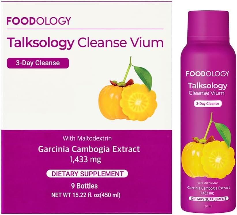 FOODOLOGY Talksology Cleanse Vium (3 Ημέρες) - Garcinia Cambogia Shots με βιταμίνη
