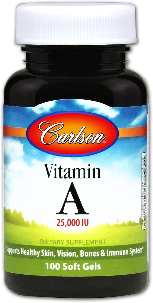 Carlson Laboratuvarları - Vitamin A,5.000 IU, 100 softgels