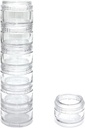HaiSea Weekly Travel Pill Planlayıcı-Monthly Pill Organizer, Daily Moon Pill Box-Separate AM/PM Karşılaştırma Renkleri Vary