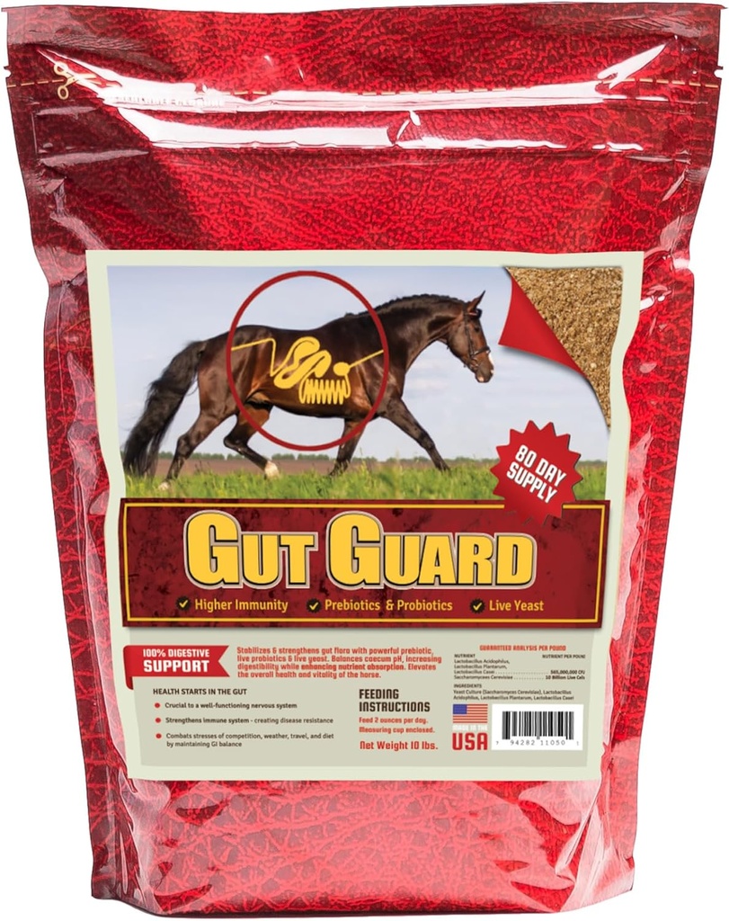 Ιπποειδή Guard Guard 10 lb, Probiotic και Prebiotic συμπλήρωμα αλόγων για την υγεία των ούρων