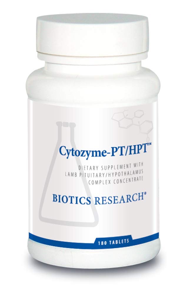 Biotics Research Cytozyme PT HPT Lamb Pituitary Hypothalamus Complex, Υποστηρίζει τη λειτουργία του Pituitary Gland και Hypothalamus, Adrenal Health, Brain Boost 180 δισκία