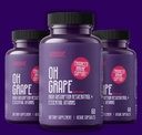 Oh Grape Resveratrol Supplement 525 mg (60 Capsules) | Bilişsel Fonksiyonlar, Kalp Sağlığı ve Immune Sistemi | PVC, Magnezyum & Diğer Temel Nutrients