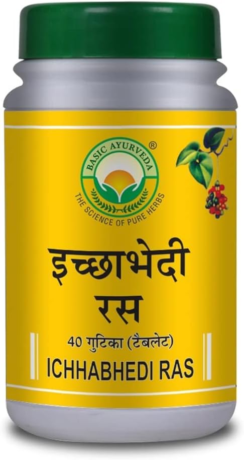 AYURVEDIC Ichhabhedi Ras 40 Tabletler | Permach Health için Ayurvedic Supplements
