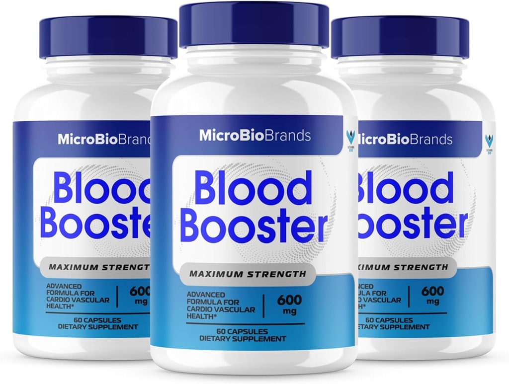 (3 Pack) Microbio Blood ATM, Micro Bio Blood ATM Natural Blood Flow Support Supplement, Micro Bio Brands Pills Advanced Microbiobrands maximum Strength Support Formula (180 Capsules)