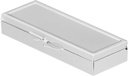 Healifty Box Pill Storage Case Drug Organizer Haftalık Paslanmaz Çelik 7 Gün Pill Case Günlük Pill Organize Pill Depolama Konteynerleri Tıp Organizer Blush Travel Square