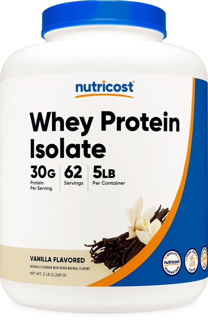 Nutricost Isolate Whey Protein Toz, Vanilla, 5 kilo
