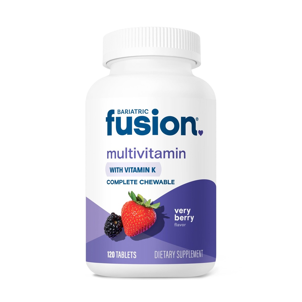 Bariatrik Fusion Very Berry, Demir ve Vitamin K ile Bariatrik Cerrahi Hastaları Gaztrik Bypass ve Kol Gaztrektomi - 120 Tablet