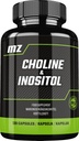 Choline and Inositol 1200 mg per Service - 120 Capsules - 2 Ay Supply - Diyet Supplement to Support Mind Clarity and Relaxation - by MZ