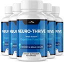 VIVE MD Nöro Thrive Beyin Tamamı - Resmi Formula - Nöro Thrive PQ, Ginkgo Biloba Extract ile Ekstra Kuvvetler için Nöro Thrive, Sibirya'nın Satın Alınması (5 Pack)