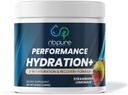 nbpure Hydration+ Ηλεκτρολυτική σκόνη – Φυσική ενυδάτωση & ανάκτηση για άνδρες & γυναίκες – Αλάτι θάλασσας, κάλιο, μαγνήσιο, Vegan BCAAs – Φιλική νηστεία