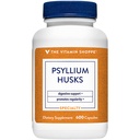 Shoppe Psyllium Husks - Plantago Ovata Fiber Supplement Bu Destekler Düzenli ve Sağlıklı Cholesterol, Hizmet başına 840 mg - Gluten Free (600 Capsules)