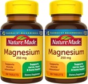 Nature Madeoxy 250 mg, Diyetsel Supplement for Muscle, Heart, Bone and Nerve Health Support, 100 Tablet, 100 Day Supply (Pack of 2)