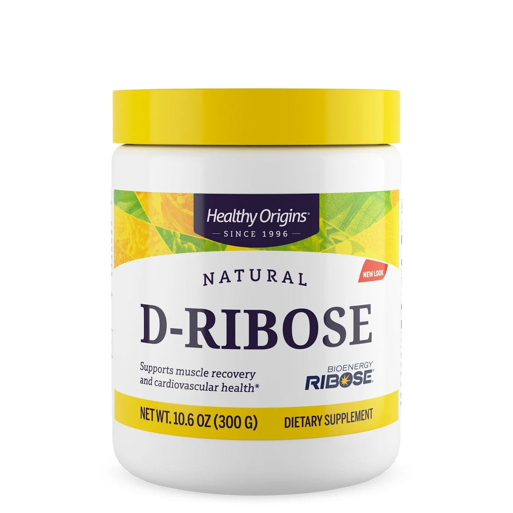Sağlıklı Origins D-Ribose Toz (BioEnergy, Non-GMO, Gluten Free, Energy Support, Heart Support), 10.6 Ounce