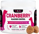 Cranberry Köpekleri Için Sağlık - Köpek Antioksi- 160 Yumuşak Chew Supplements for a Health Urinary Tract and Bladder Control - Cranberry & D-Mannose & Vitamins (Chicken Flavor) ile yapılır