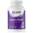 AOR, Gastro Relief, Natural Supplement for Gastro Health with Mastic Gum and Vitamin C, Vegan, 60 Capsules (30 hizmet)
