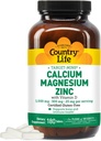 Ülke Lifeuba çinko Magnezyum D3 ve L-Glutamik Asit, Bone Support için Diyet Supplement, Sertifikalı Gluten Free, 1000 mg/500 mg/25 mg, 180 Tabletler