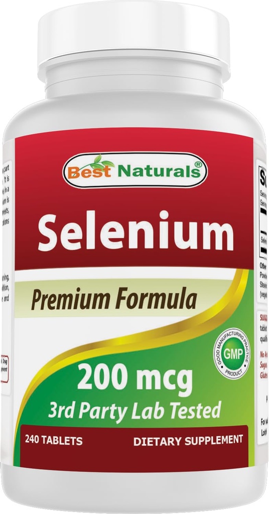 En İyi Doğallar Selenium 200 mcg Supplement, 240 Count