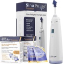 SinuPulse Traveler with 90 Sinuair Packets - Cordless Pulsating Nasal Irrigation Sinus Rinse System, Space Saving Clean & Relief Machine for Travel, More effective than Neti Pot or Nose Spray Şişe