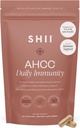 SHII AHCC Daily Immunity, 30-Days Supply – Vegan, Gluten Free Immune Support Supplement with AHCC, Immune System Support from Fonksiyonel Shii Mtakerooms, Supports Immune & Responses Health