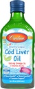 Carlson - Kid's Cod Liver Oil, 550 mg Omega-3s, Vitamins A & D3, Wild Norveç, Gum, 250 mL