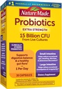 Nature Made Probiyotiks for Digestive Health Ekstra Strength 15 Milyar CFU from Live Cultures, Probiyotik Capsules, 30 Day Supply 30 Probiyotik Capsules, 30 Day Supply