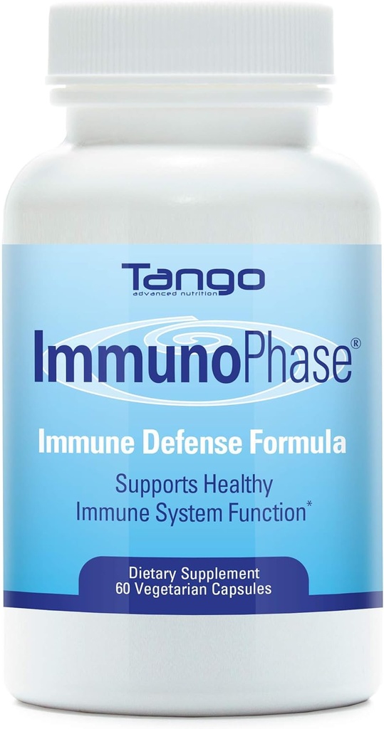 ImmunoPhase φυσικό βοτανικό ανοσοποιητικό συμπλήρωμα υποστήριξης για υγιή ανοσοποιητική λειτουργία και εποχιακές προκλήσεις υγείας (60 κάψουλες χορτοφάγων)