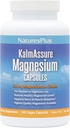 Natures Plus KalmAssure Magnesium - 240 Vegan Capsules - Highly Bioavailable Magnesium Citrate - Supports Nerve & Muscle Relaxation - 60 Servings