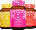 True Veda Menopause Log USDA Organic | Multi-Award-Winning | Organik Moringa | Organik Kutsal Basil B6 | Organik MenoHarmony Capsules