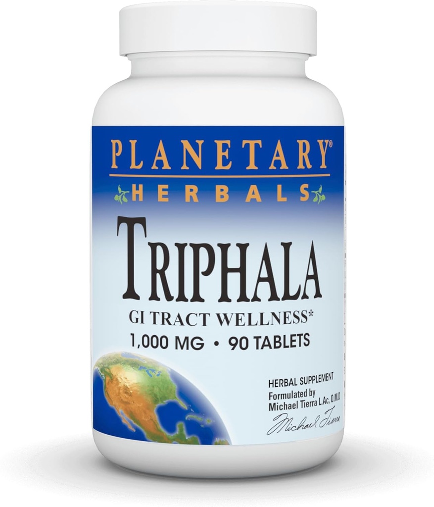 Planetary Herbals Triphala 1000 mg - 90 Tablet