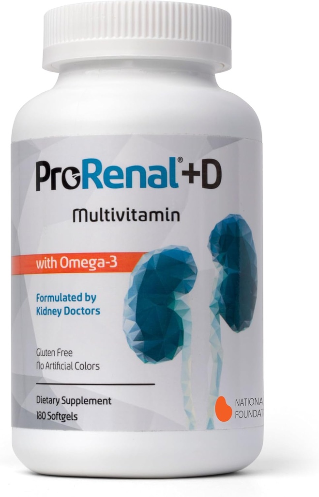 ProRenal+D με Omega-3 ιχθυέλαιο νεφρών πολυβιταμίνη 90-ημέρα προσφοράς