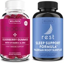 Çinko + Rest Valerian Root Sleep Aid ile Yetişkinler için Melatonin & L-Theanine, 60 Ct Every