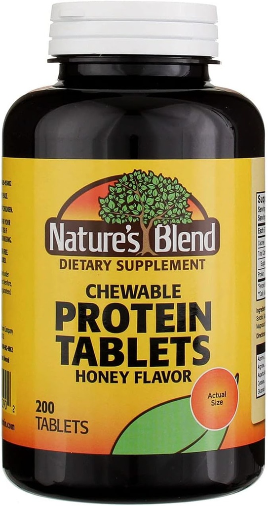 Protein Tablets Μέλι Γεύση 200 Tabs