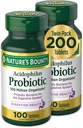Nature's Bounty Acidofilius Probiyotik, Daily Probiyotik Supplement, Digestive Health, 200 Tablet, Twin Pack