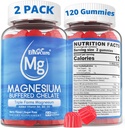 Magnezyum Gummies - Triple Magnezyum Kompleksi, Glycinate Gummies | Magnezyum Glycinate, Malate, Citrate w / D3 B6 B12, Calm için, Sleep & Pubamp | Highions | Vegan, 2 Pack