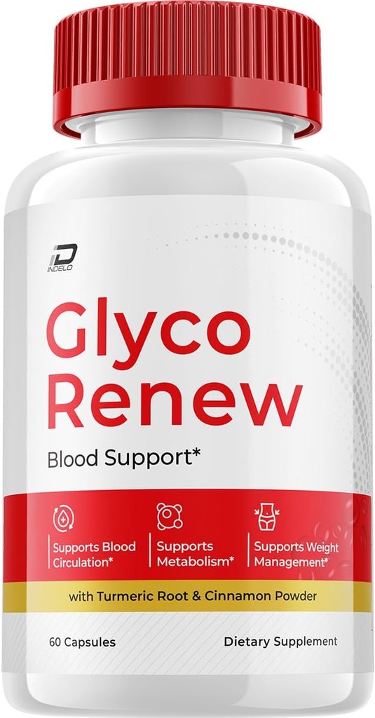 Glyco Renew Capsles, GlycoRenew Advanced Supplement, All Natural Formula to Reservate Healthy Levels, Maximum Strength Daily Formula, Glyco Renew Capsles Reviews (1 Συσκευασία - 60 Κάψουλες)