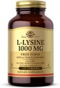 Solgar L-Lysine 1000 mg, 100 Tablet - Gelişen Abhidrasyon ve Assimilasyon - Cilt ve Lips'in Dürüstlüğü - Kolajn Desteği - Amino asitler - GMO, Vegan, Gluten Free - 100 Hizmet