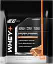EC Sports Whey+ Protein Powder, Σοκολάτα Φυστικοβούτυρο Mix w/Digestive Enzymes - Isolate Supplement, Collagen Peptides w/Swift Reform - 30 Services