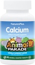 NaturesPlus Animal Paradeelli, Vanilla Sundae Flavor - 90 Animal-Shaped Chewable Tabletler - 2 Paket - Sağlıklı Bones - Vegan, Gluten Free - 180 Toplam Hizmetler