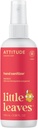 ATTITUDE Hand Sanitizer Spray for Kids & Yetişkinler, EWG Doğrulanmış, Seyahat Boyut, Dermatolojik Olarak Test Edilmiş, Bitki ve Mineral Temel, Vegan, Mango, 3.5 Fl Oz (Spray Şişe)