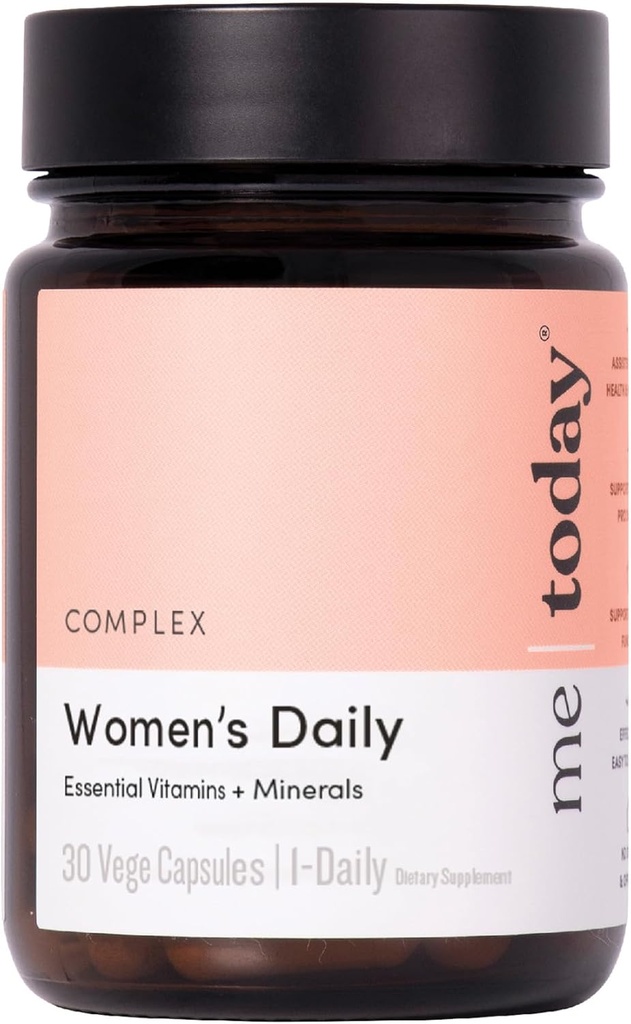 Bugün Kadınlar için Günlük Multivitamin - Kadınlar Multivitamin & Multimineral Supplement 27 Vitamin A, D, C, çinko, Magnezyum & More for Daily Support – 2 Ay Supply,Vegetarian 30 hizmet.