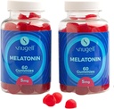 Snugell Melatonin Gummies 5 mg – 60-Count Diyetary Supplement – Berry Coolful Sleep Support – Vegan, Non-GMO, Pectin-Based, Gluten-Free – Amerika'da Yapıldı (2)
